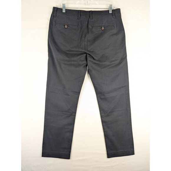 Tailor Vintage Pants Mens 34x30 Navy Blue Straight Leg Relaxed Chino - Picture 7 of 9